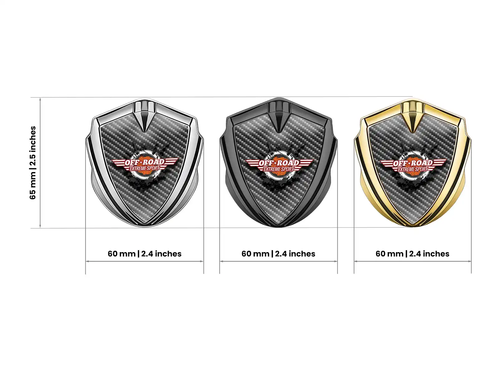 Badge Self Adhesive Sturdy Premium Feel